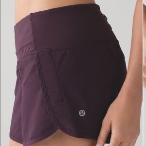 Lululemon run times shorts in purple 4” inseam